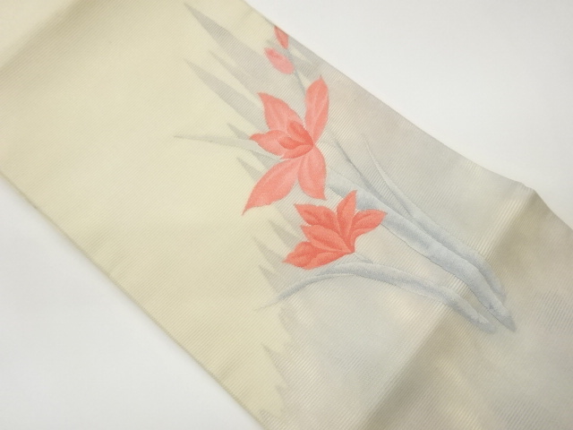 JAPANESE KIMONO / ROSE HANA-BA PATTERN ORIGIDASHI NAGOYA OBI
